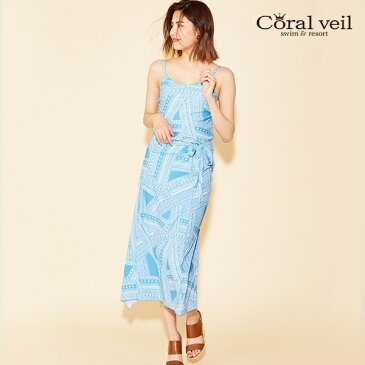 【Coral veil】ドレスワンピ3点セット【7S.9M.11L】／アイ（水着）（Ai）