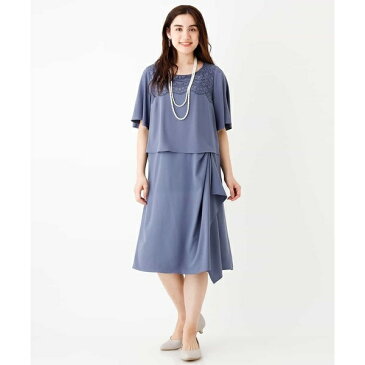 【大きいサイズ】アシメデザインワンピース/エウルキューブ(eur3)