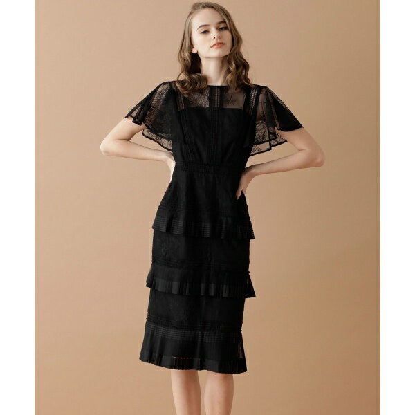 レイヤードレースタイトワンピース／グレースコンチネンタル（GRACE CONTINENTAL）のサムネイル