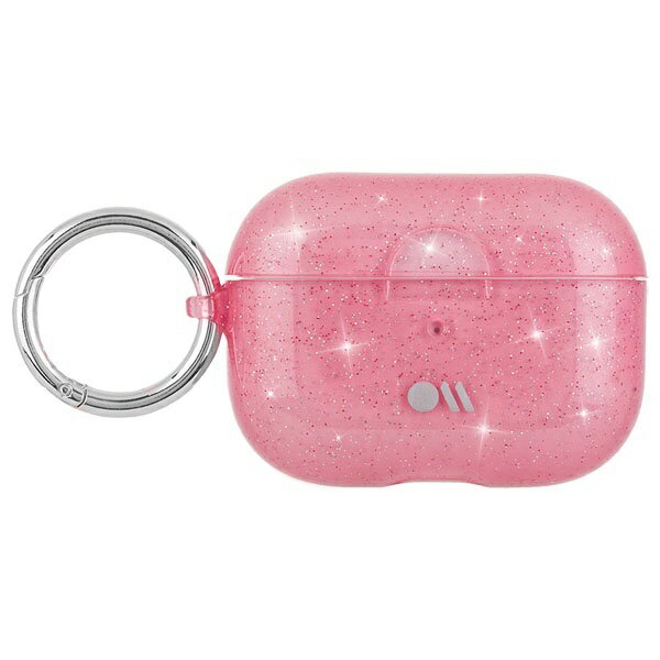 【ワイヤレス充電OK】 AirPods Pro Case Sheer Crystal Blush／ケースメイト（Case-Mate）