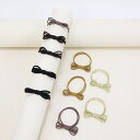 【人気アイテム】【10個セット】ハンドメイド リボン ヘアゴム セット/ベース(BASE)