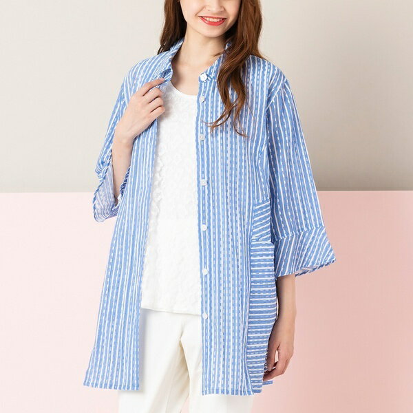 フラワーレース使いクールスムースタンクトップ[接触冷感]／フィットミーモア（Fitme Moi）