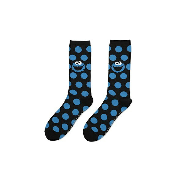 【ユニセックス】コラボレーションソックス/クッキーモンスタードット(セサミストリート)／グラニフのサムネイル