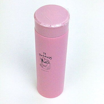 スヌーピー ステンレスボトル ランチタイム ホワイト 水筒 ステンレスマグ ピンク グッズ／パーフェクト・ワールド・トーキョー（Perfect World Tokyo）