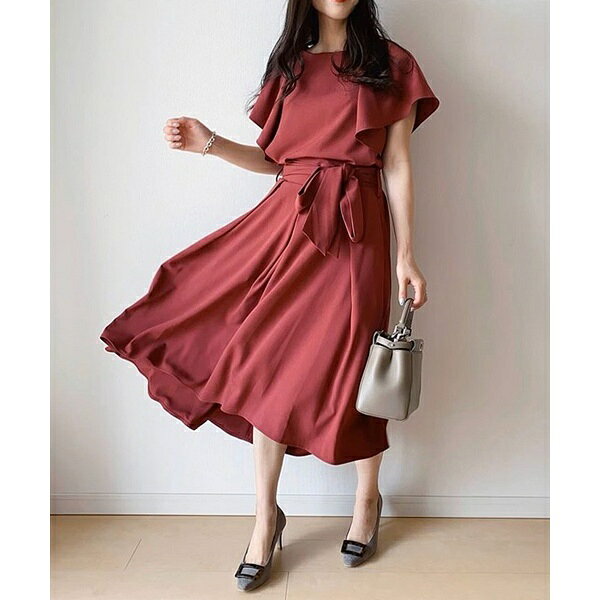 フレアスリーブ＆タックスカートセットアップ／ルイルエブティック（RUIRUE BOUTIQUE）のサムネイル