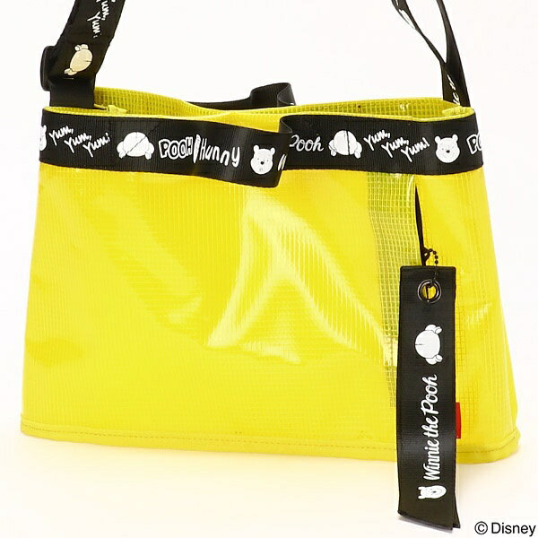 IP.サコッシュPVCメッシュ.DisneyA Pooh【ショルダー付】／ルートート（ROOTOTE）