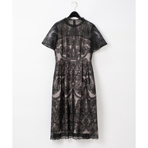 チュール刺繍フレアワンピース／グレースコンチネンタル（GRACE CONTINENTAL）のサムネイル