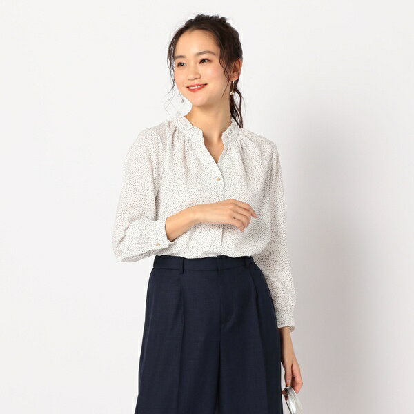 ジョーゼットフリルスキッパーブラウス［NOLLEY’S　light］／ノーリーズ レディース（NOLLEY'S）のサムネイル