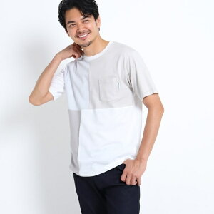 ブロッキングポケットTシャツ/タケオキクチ(TAKEO KIKUCHI)