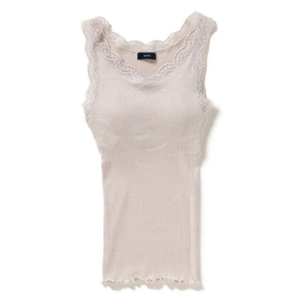 コットンシルクカップレースタンク／シップス（レディース）（SHIPS for women）