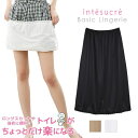 TLP202| 裾ゴムレース ペチコート 65丈 全3色 M/L/アンテシュクレ(intesucre)