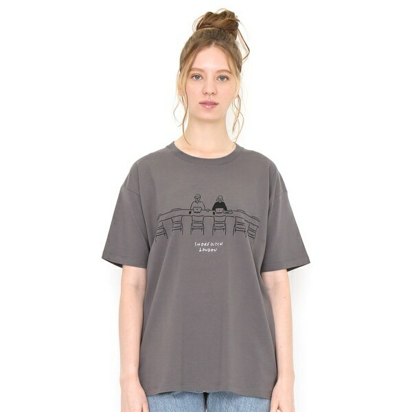 【ユニセックス】コラボレーションTシャツ/ロンドン(長場雄)／グラニフ（graniph）のサムネイル
