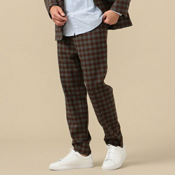 SC：　トロピカルウール　ストレッチ　ギンガムチェック　パンツ　セットアップ対応／シップス（SHIPS）のサムネイル