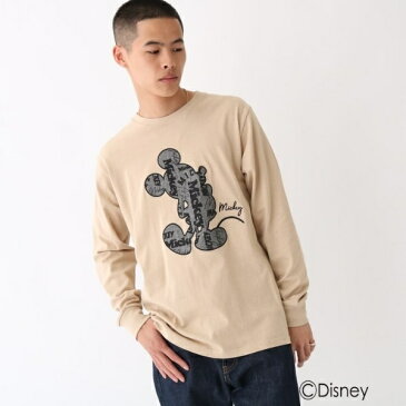 DISNEY ディズニーパッチワーク ミッキーマウス ロンT/ベース ステーション