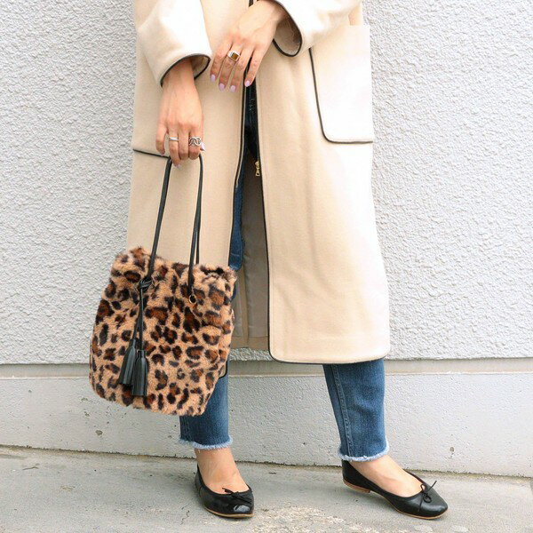 《追加予約》SHIPS　any：　ファー巾着バッグ／シップス　エニィ（レディース）（SHIPS any）のサムネイル