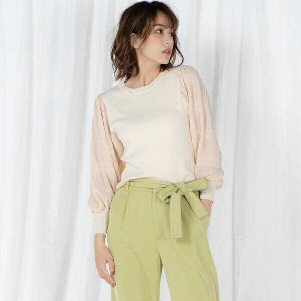 袖マジョリカスリーブニット／ビッキー（VICKY）