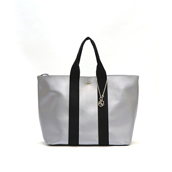 A4対応 2WAY ポーチ付 ロゴチャーム トートバッグ／ベース（BASE）のサムネイル