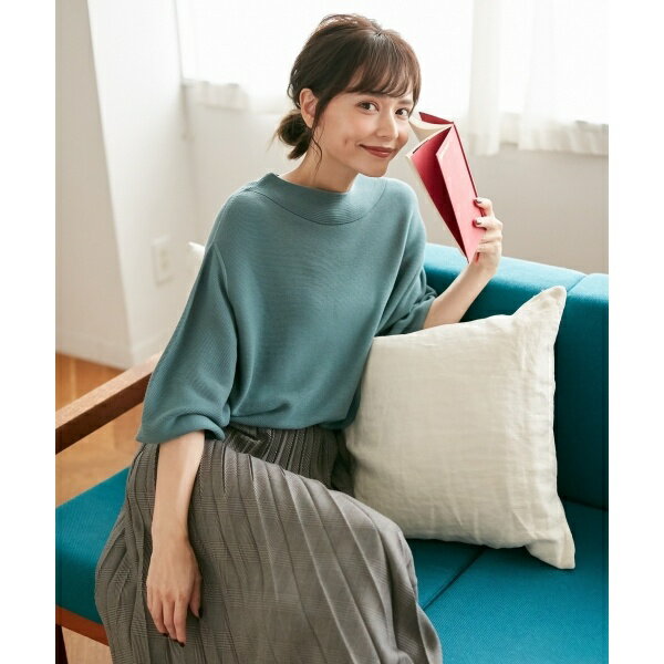 【洗える】綿ACホールガーメントニット　プルオーバー／エニィファム（any　FAM）のサムネイル