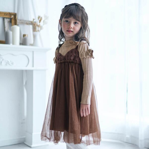 チュールキャミワンピース／エフオーオンラインストアのサムネイル