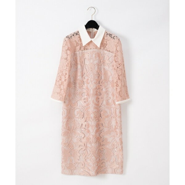 コード刺繍タイトワンピース／グレースコンチネンタル（GRACE CONTINENTAL）のサムネイル