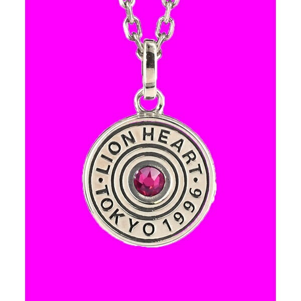 LH for Gift バースドロップネックレス/7月ルビーカラー / SV925 シルバー/ライオンハート(LION HEART)