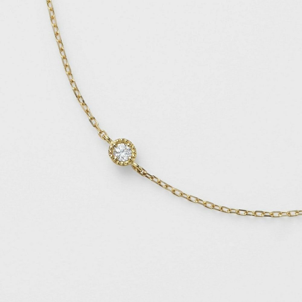 K18ダイヤモンドブレスレット（0.03ct）／アガット（agete）