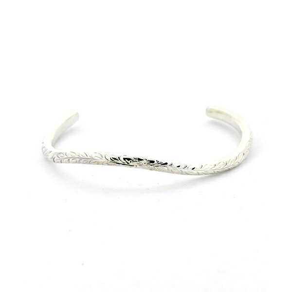 LH BASIC プルメリア スモールウェーブバングル/シルバー925/ライオンハート(LION HEART)