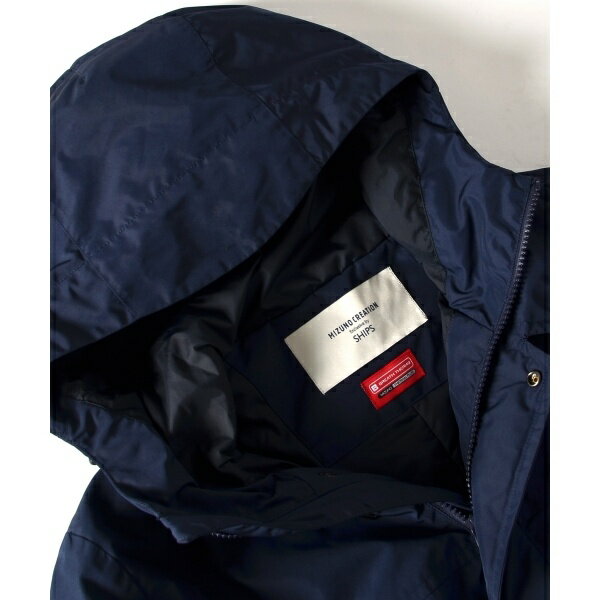 Mizuno Creation Breath Thermo Hooded Coat 114-15-0279: Navy