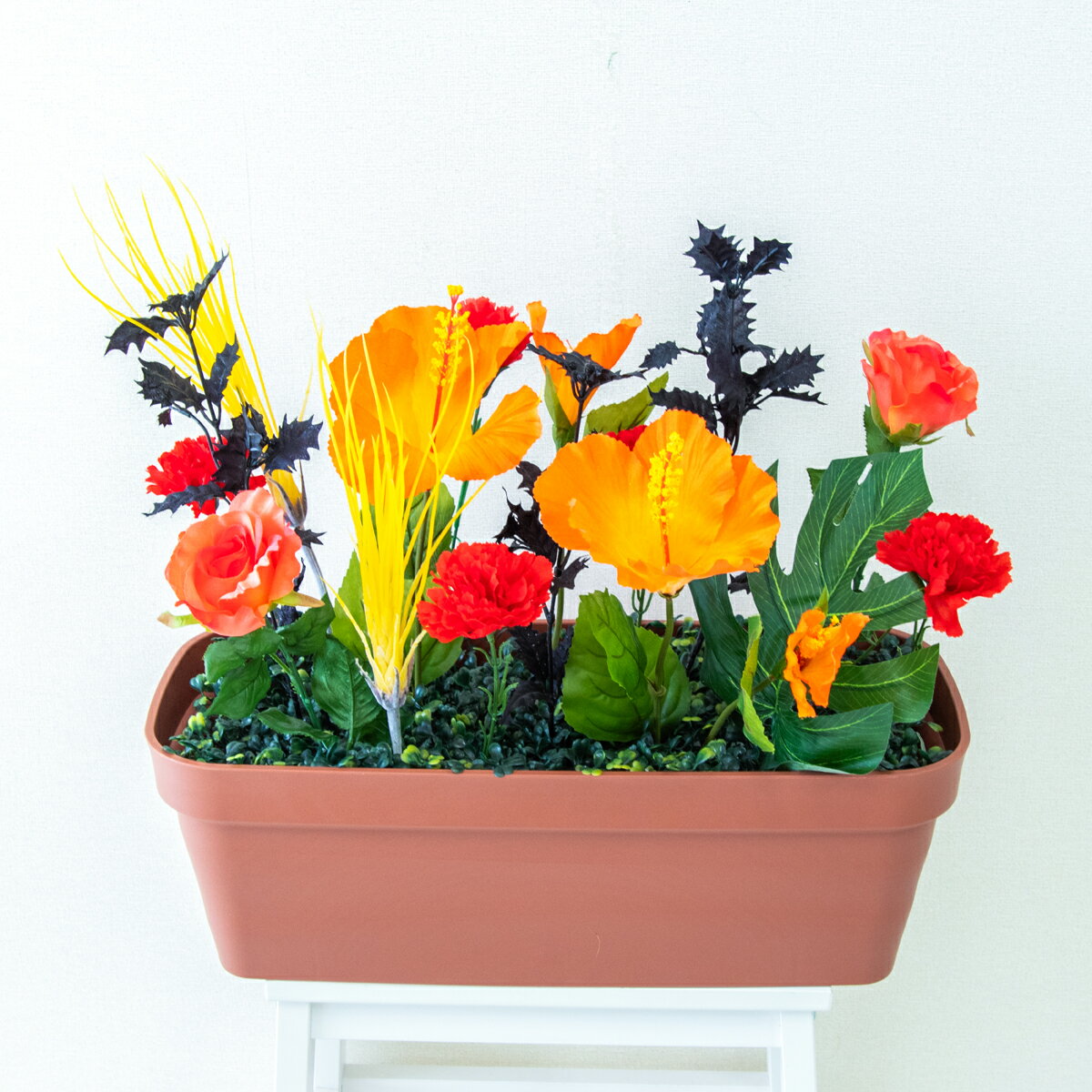 商品情報 (PF634-LB)H約50cm×W約50cm(プランターサイズ：H約18cm×W約50cm×D約20cm) ご利用案内詳細はこちらからご確認ください