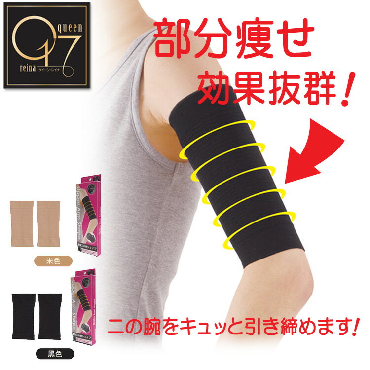 【3980円送料無料】付けて動くだけ簡単二の腕シェイプアームカバー (arm-cover-01)