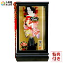 【20%OFF】【4/23セール】さらに先着クーポン+P最大7倍【創業100周年記念SALE】羽子板 初正月 ケース飾り 羽子板 初正月 藤娘 振袖 金彩 本黒檀ケース 9号 fz-1gt1353a-152gt 羽子板 初正月 初節句 お正月飾り 人形屋ホンポ