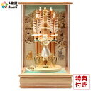 破魔弓 久月 ケース飾り 獅狛 獅狛金物 本籐 10号 針桐 アクリルケース 【2025年度新作】 h071-k-shihaku10