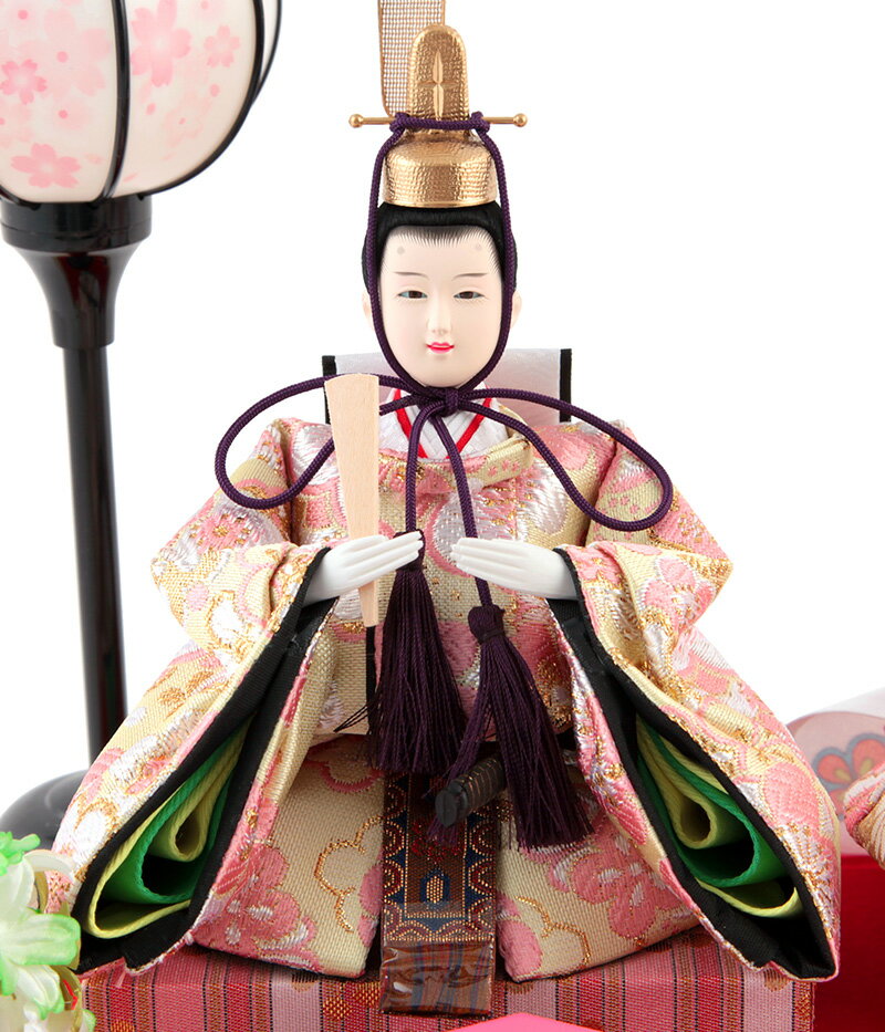藤翁作 姫華 豆親王 白 金襴仕立 アクリルケース