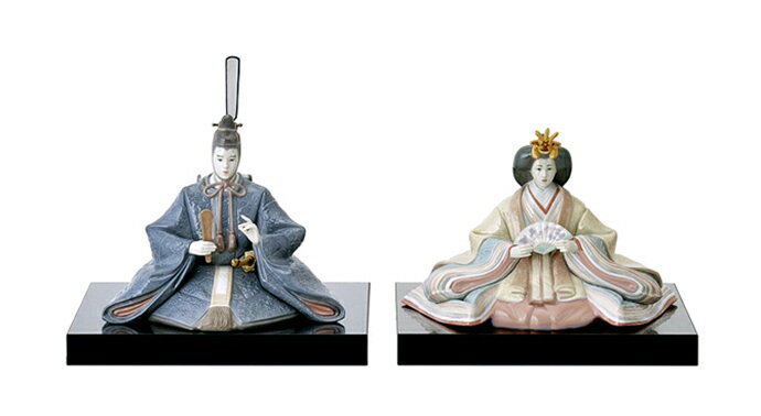 リヤドロ 雛人形 Lladro ひな人形 雛 親王飾り 本体のみ 台座付 リヤドロ 雛人形 Lladro ひな人形 雛 親王飾り 本体のみ 台座付
