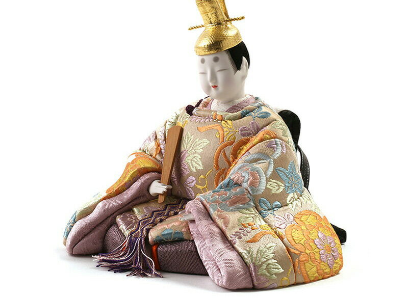 真多呂作 古今人形 春霞セット 正絹 伝統的工芸品