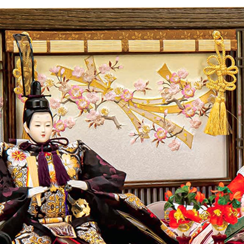 雛人形 平安豊久 ひな人形 三段飾り 五人飾り 環奈 刺繍 十番 雛人形 平安豊久 ひな人形 三段飾り 五人飾り 環奈 刺繍 十番