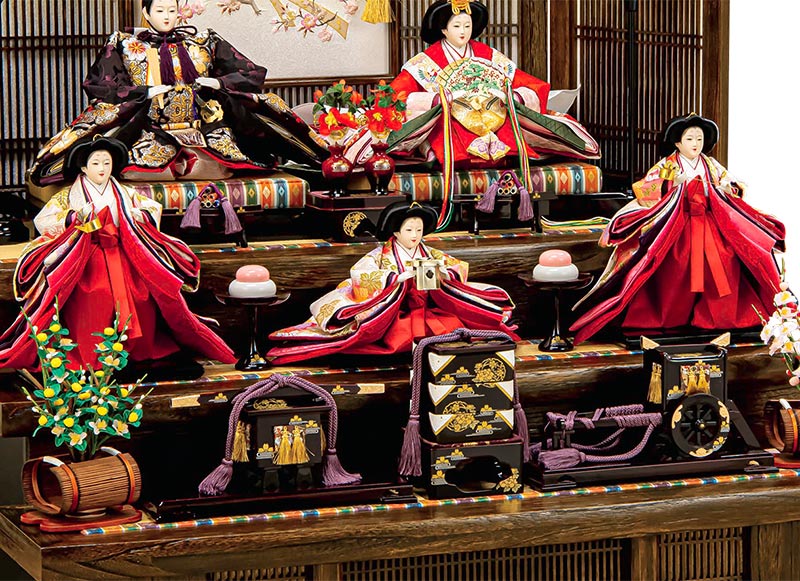 雛人形 平安豊久 ひな人形 三段飾り 五人飾り 環奈 刺繍 十番 雛人形 平安豊久 ひな人形 三段飾り 五人飾り 環奈 刺繍 十番