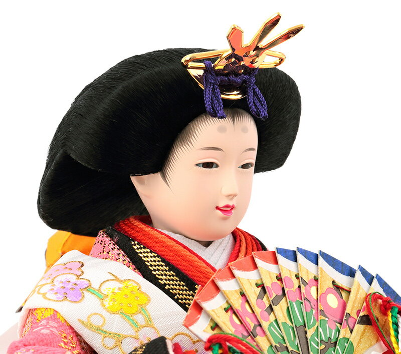 雛人形 ひな人形 小さい コンパクト 雛人形 雛 ケース飾り 雛 五人飾り ひな人形 小さい ケース 桜 本焼桐 アクリルケース オルゴール付 お雛様 おひなさま h273-sg-7-25