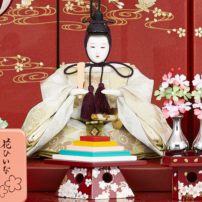 雛人形 吉徳大光 コンパクト ひな人形 雛 収納飾り 親王飾り 花 雛人形 吉徳大光 コンパクト ひな人形 雛 収納飾り 親王飾り 花