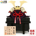 五月人形 コンパクト 兜飾り 単品 辰広作 菊一文字之兜 本小札 正絹 赤糸縅 1/4 【2025年度新作】 h075-fz-5240-04-015