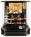 五月人形 兜 モダン 上杉謙信 兜ケース飾り 兜飾り 藤翁作 六角竜虎 金 アクリルケース オルゴール付 【2021年度新作】 h035-fn-155-766