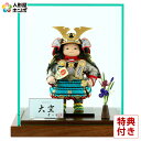 【5/3売り尽くし】先着クーポン+P最大7倍【創業100周年記念SALE】五月人形 コンパクト おしゃれ 幸一光 松崎人形 子供大将飾り ケース飾り 大空 おお...