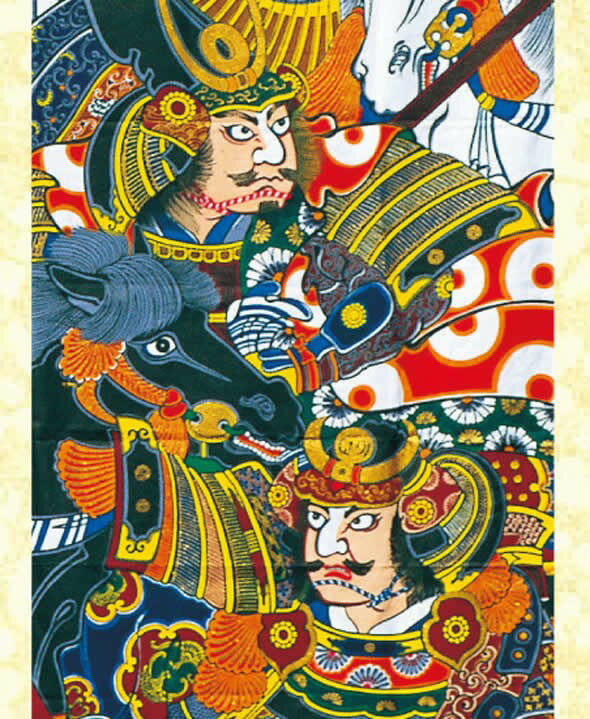武者絵のぼり 徳永 武者幟 庭園用 7.5mセット ゴールド 太閤秀吉 武者絵のぼり 徳永 武者幟 庭園用 7.5mセット ゴールド 太閤秀吉