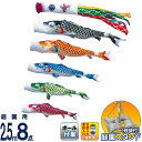 【4/20】早い者勝ちクーポン+P最大16倍育児の日【創業100周年記念SALE】こいのぼり 徳永鯉 鯉のぼり 庭園用 2.5m8点スタンドセット 砂袋 吉兆 ...