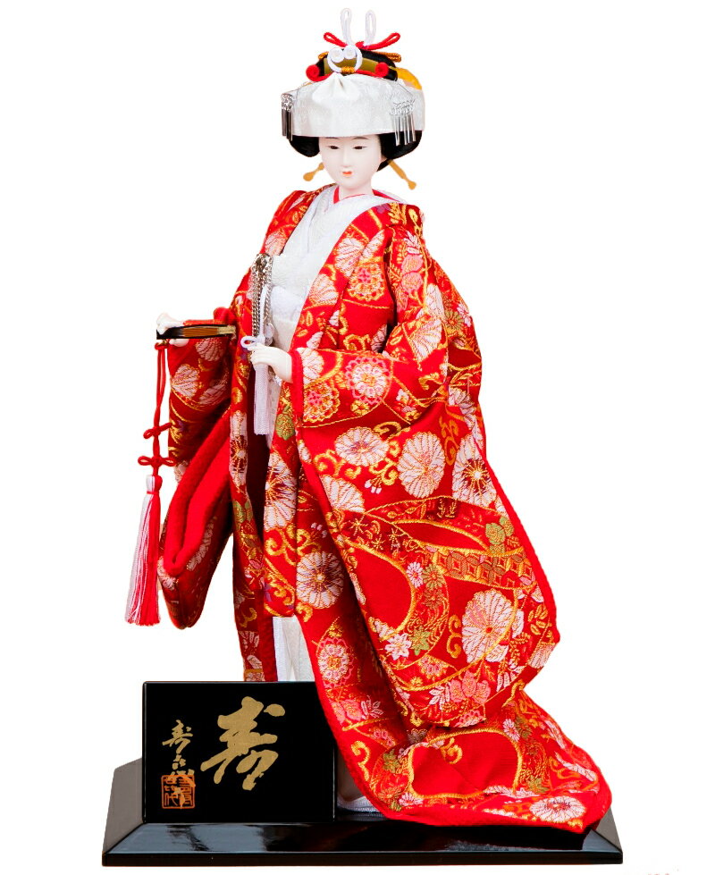 日本人形 尾山人形 人形単品 寿喜代作 極上 寿 金らん 6号 日本人形 尾山人形 人形単品 寿喜代作 極上 寿 金らん 6号