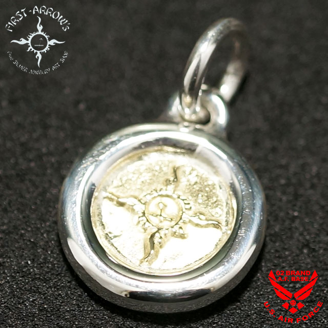 Pendant Tops - ポイント2倍!!ファーストアローズ K18付 サークルofセンター ペンダントトップ FIRST ARROWS p-683