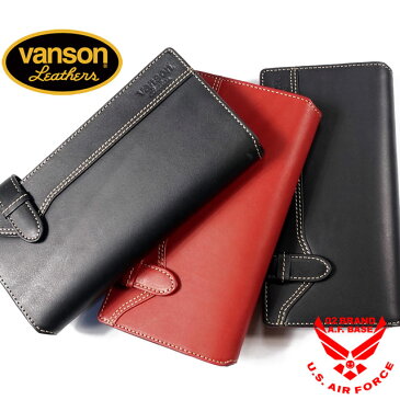 バンソン 栃木レザー フラップロングウォレット 財布 メンズ VANSON vp-115-11