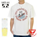 アウトレット!!パンディエスタ surfing panda プリント 天竺 オーバーサイズ 半袖Tシャツ ユニセックス 新作2022年モデル PANDIESTA 582874