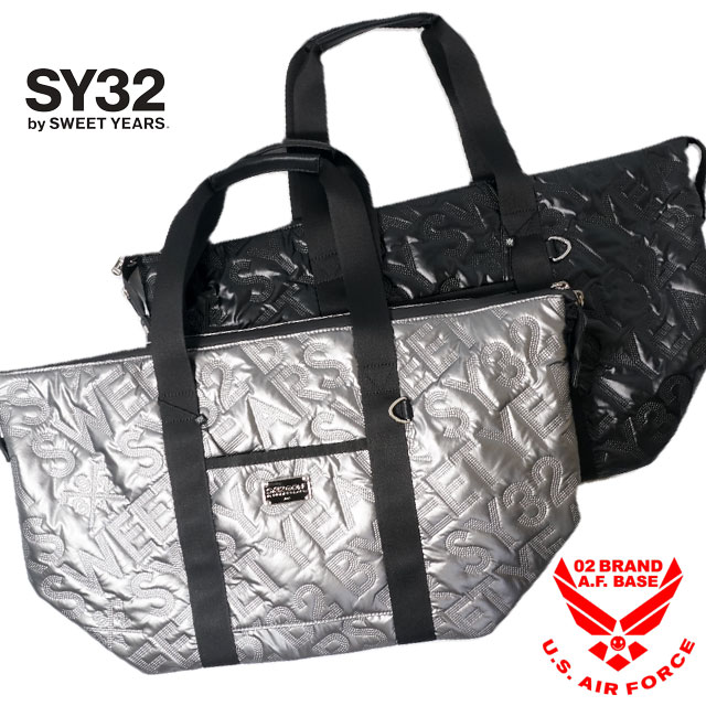 SY32 エンボスロゴ ロッカーバッグ ユニセックス 新作2024-2025年モデル SWEETYEARS32 syg-24a112