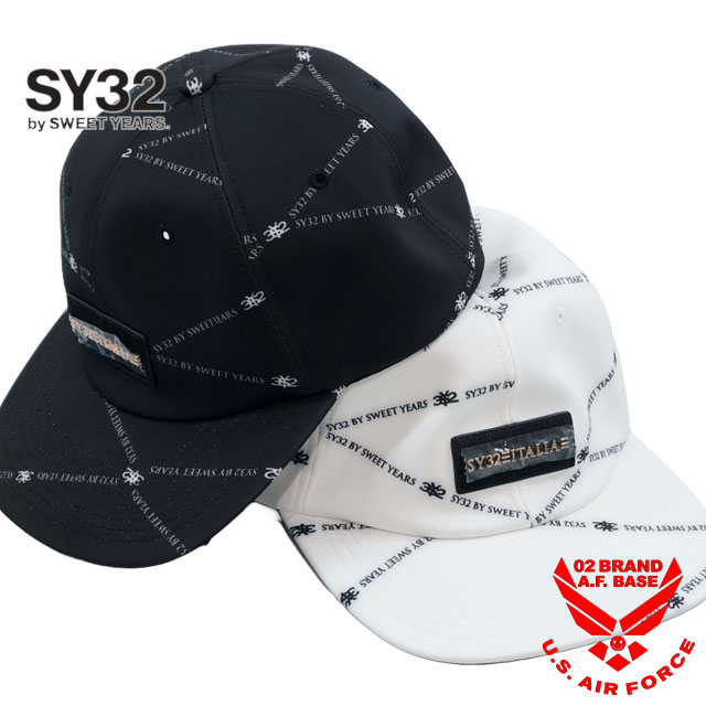 SY32 ハラコメタリックプレート ロンバスグラフィック キャップ CAP ユニセックス 新作2025年モデル SWEETYEARS32 15055